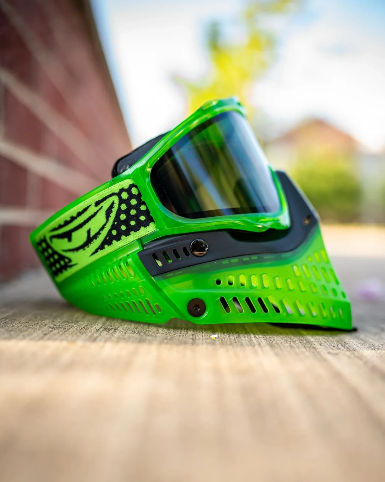 JT ProFlex Team Edition Lucky 15 Lime Green and Black LE Goggle
