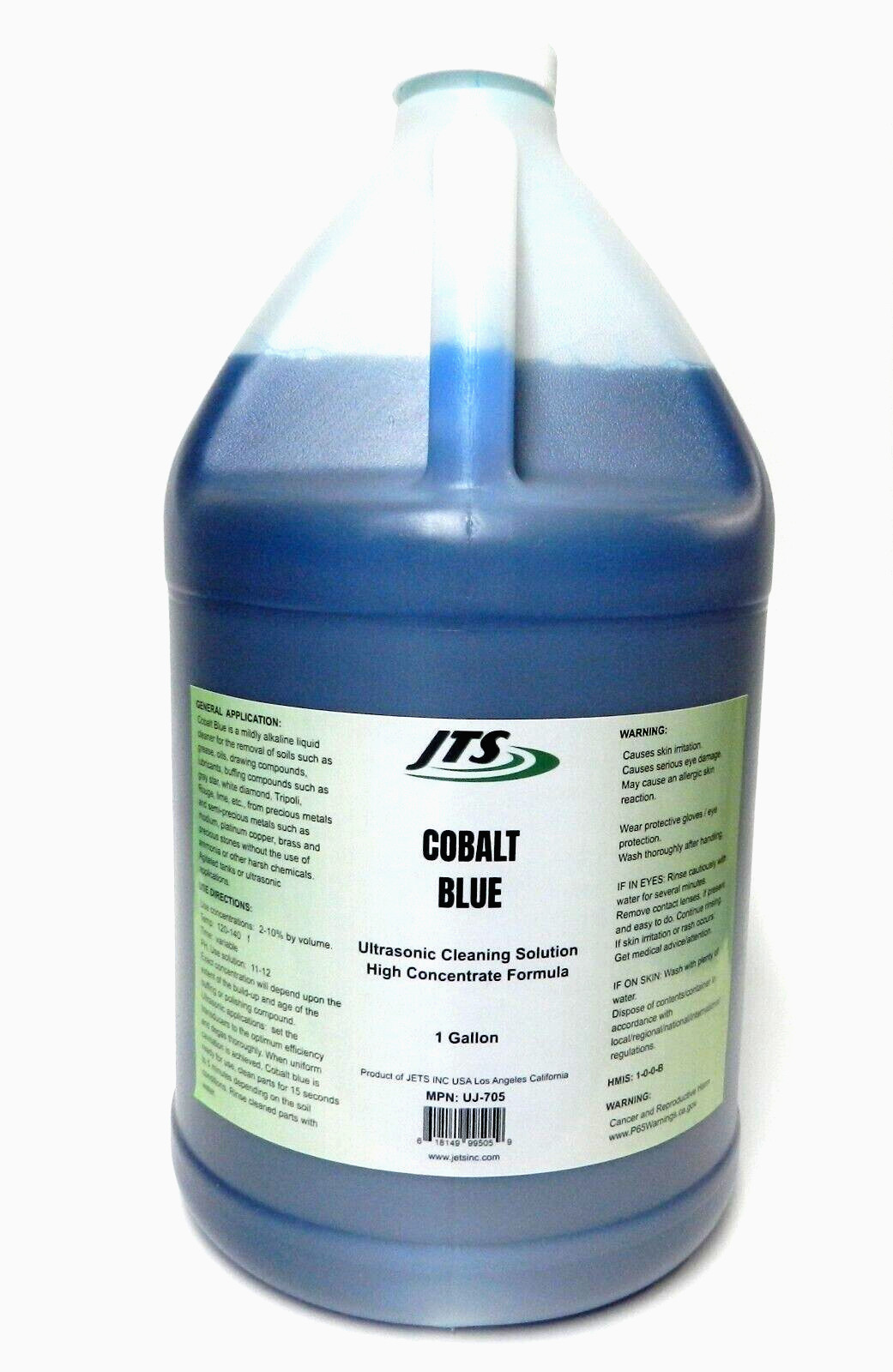 Ultrasonic Cleaner Solution JTS Cobalt Blue 1 Gal. Cleaning Jewelry & Compounds