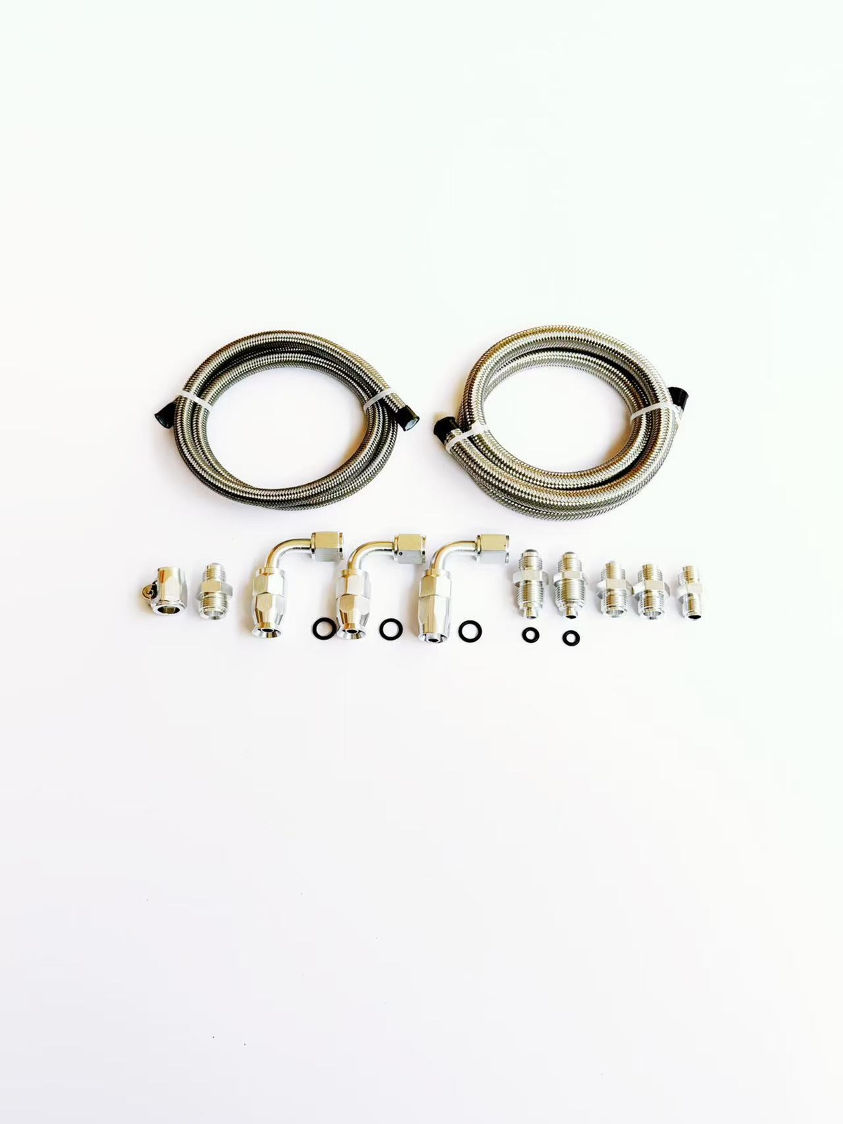 FOR GM Stainless Steel Power steering Hose kit fit Saginaw & type II Pumps