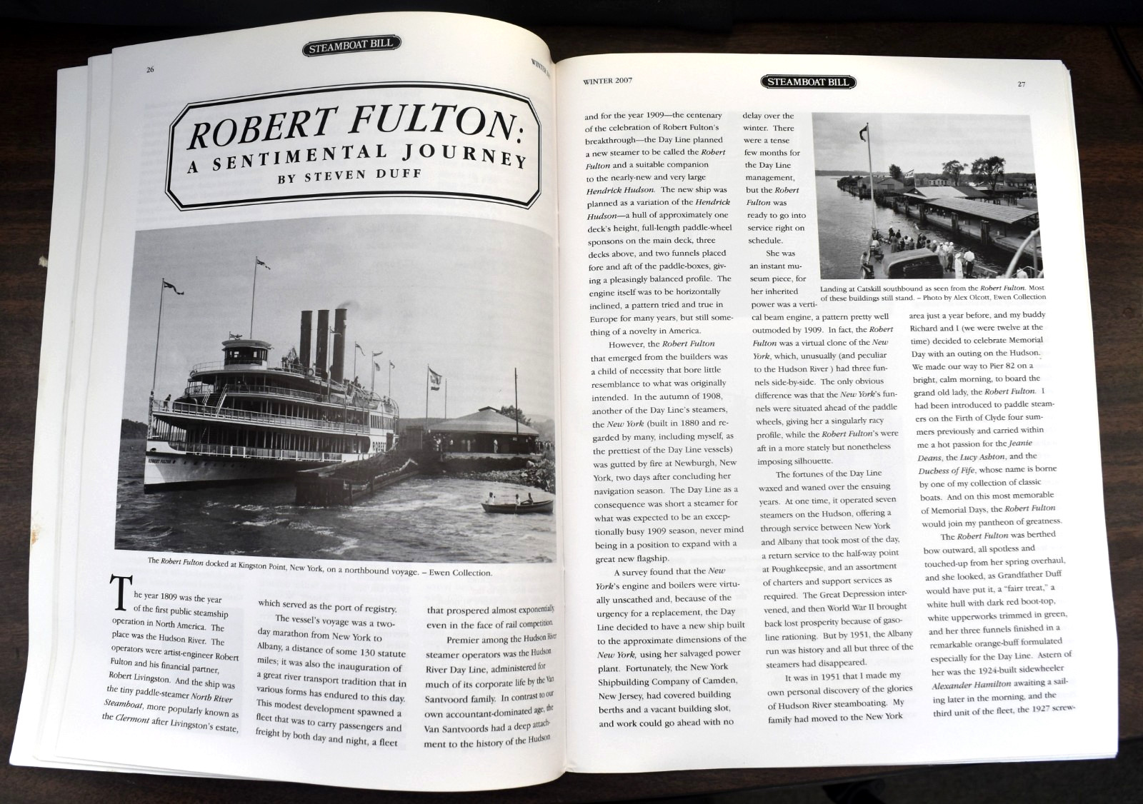 2007 Steamboat Bill Winter #264 Journal of The Historical Society of America