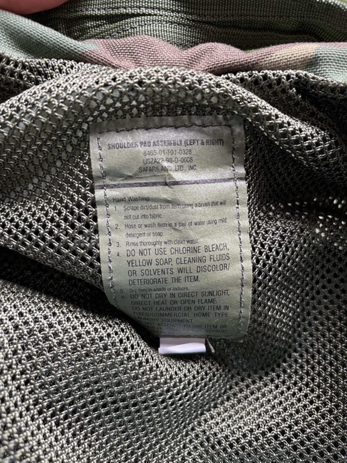 RARE OLDGEN SOF SPEAR Load Bearing Rig MOLLE M81 Woodland Camo Safariland ELCS