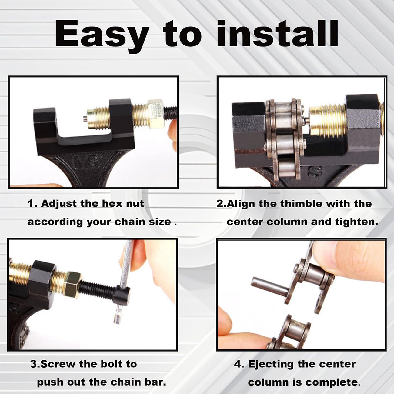 Chain Breaker Tool For Motor Dirt Bike ATV Go Kart 415 420 428 520 525 530