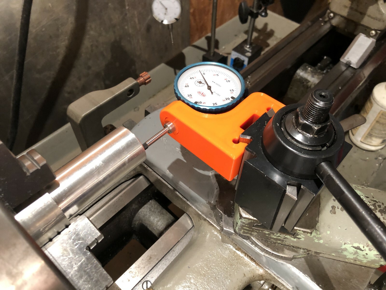 Lathe Dial Indicator "Holder ONLY" for OXA AXA BXA CXA CA Quick Change Tool Post