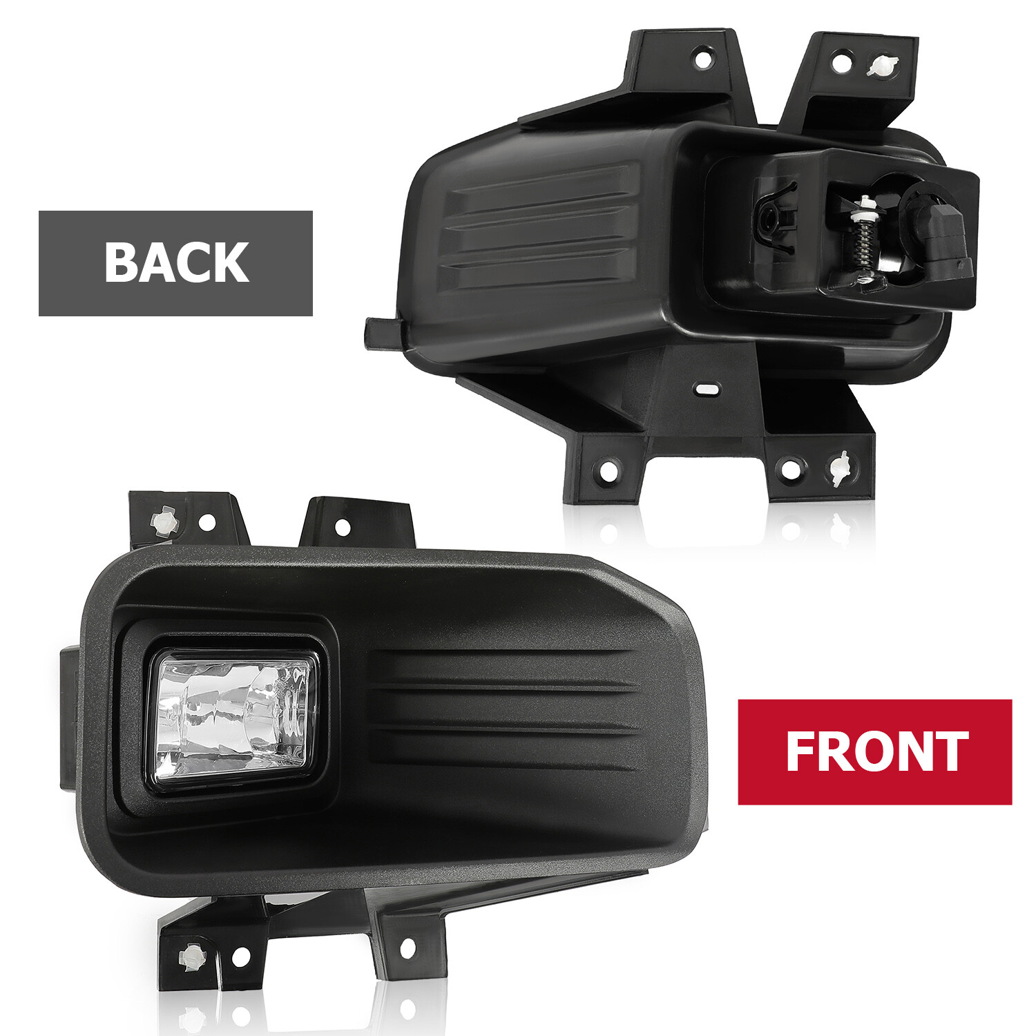 Halogen Fog Lights Driving Lamps Left & Right W/Bulbs For 2018-2020 Ford F-150