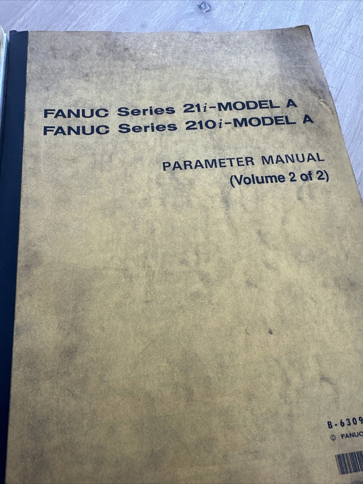 Fanuc Series 21i-Model A, 210i-Model A Parameter Manual Vol 1&2 B-63090EN/01
