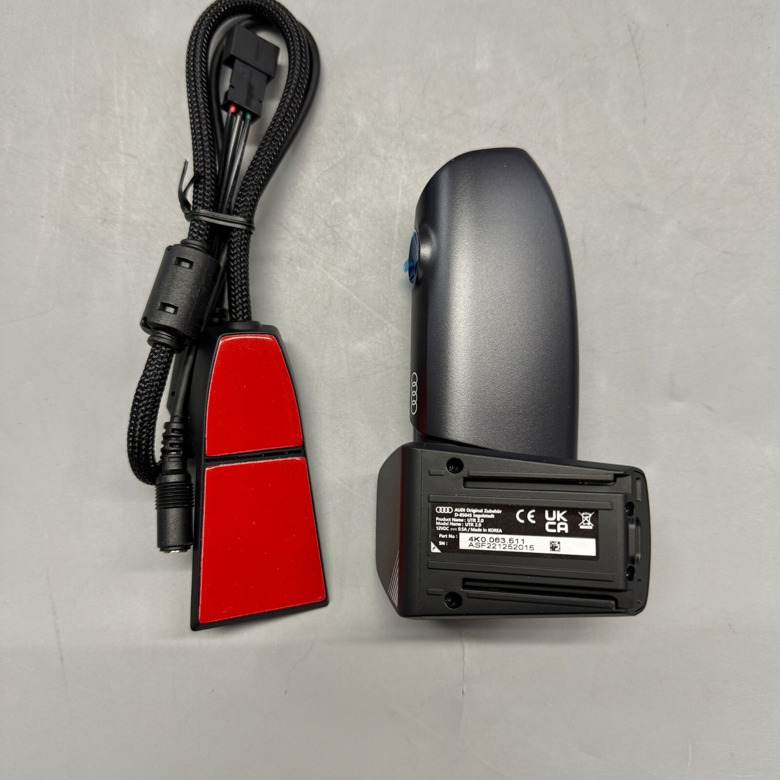 Genuine Audi Dashcam Universal Traffic Recorder 2.0 Front Rear 4K0063511