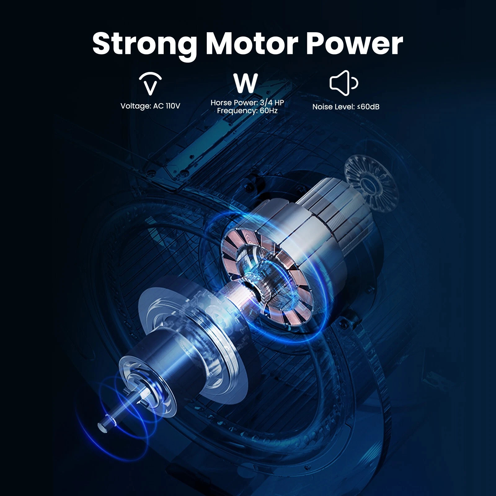 Pond Aerator Lake Pond Aeration Kit 3/4 HP w/ 2x98' Tubes 2x10.4" Diffusers