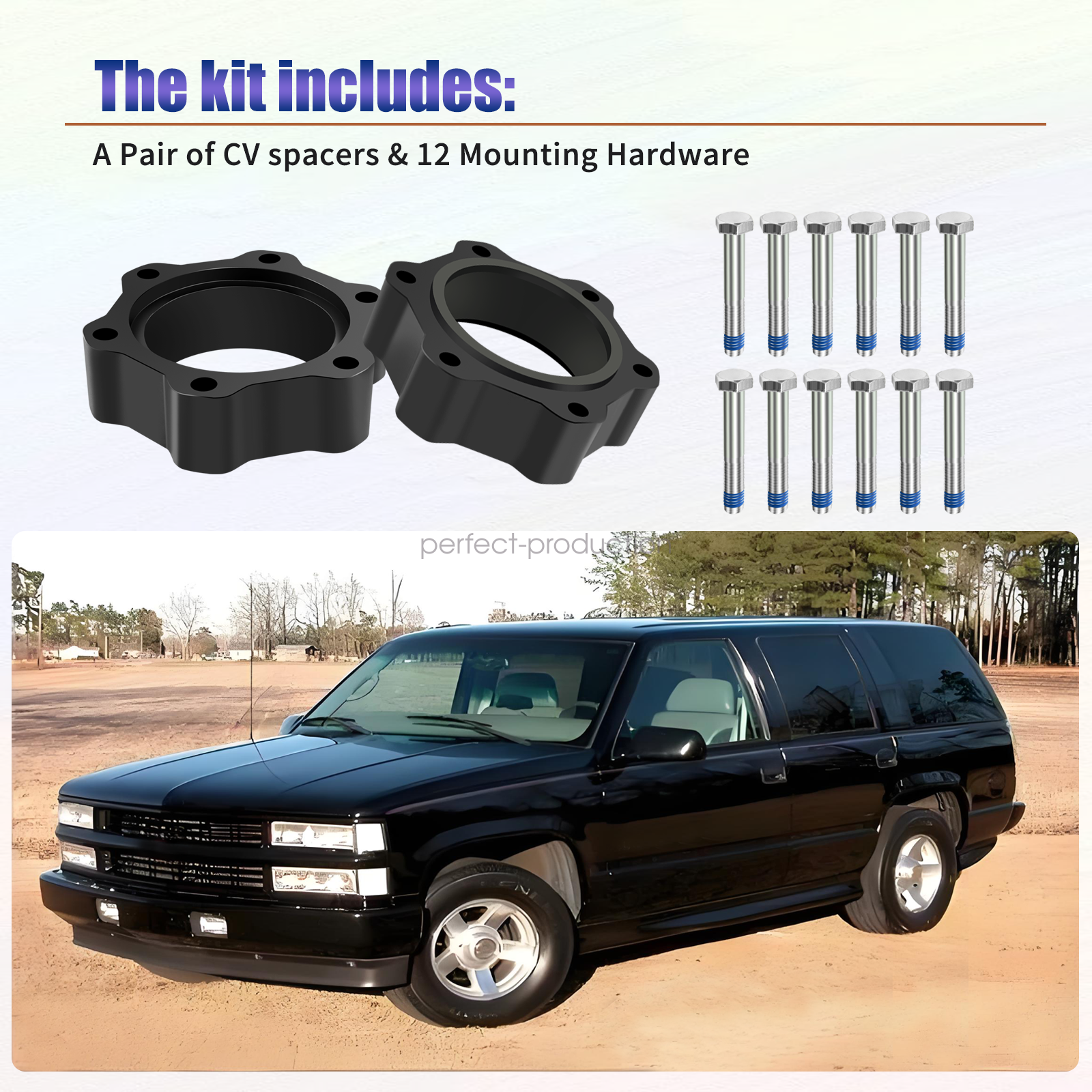 Suspension lift CV Spacers For1999-2016 Chevrolet/GMC 1500 Pickup Tahoe Suburban