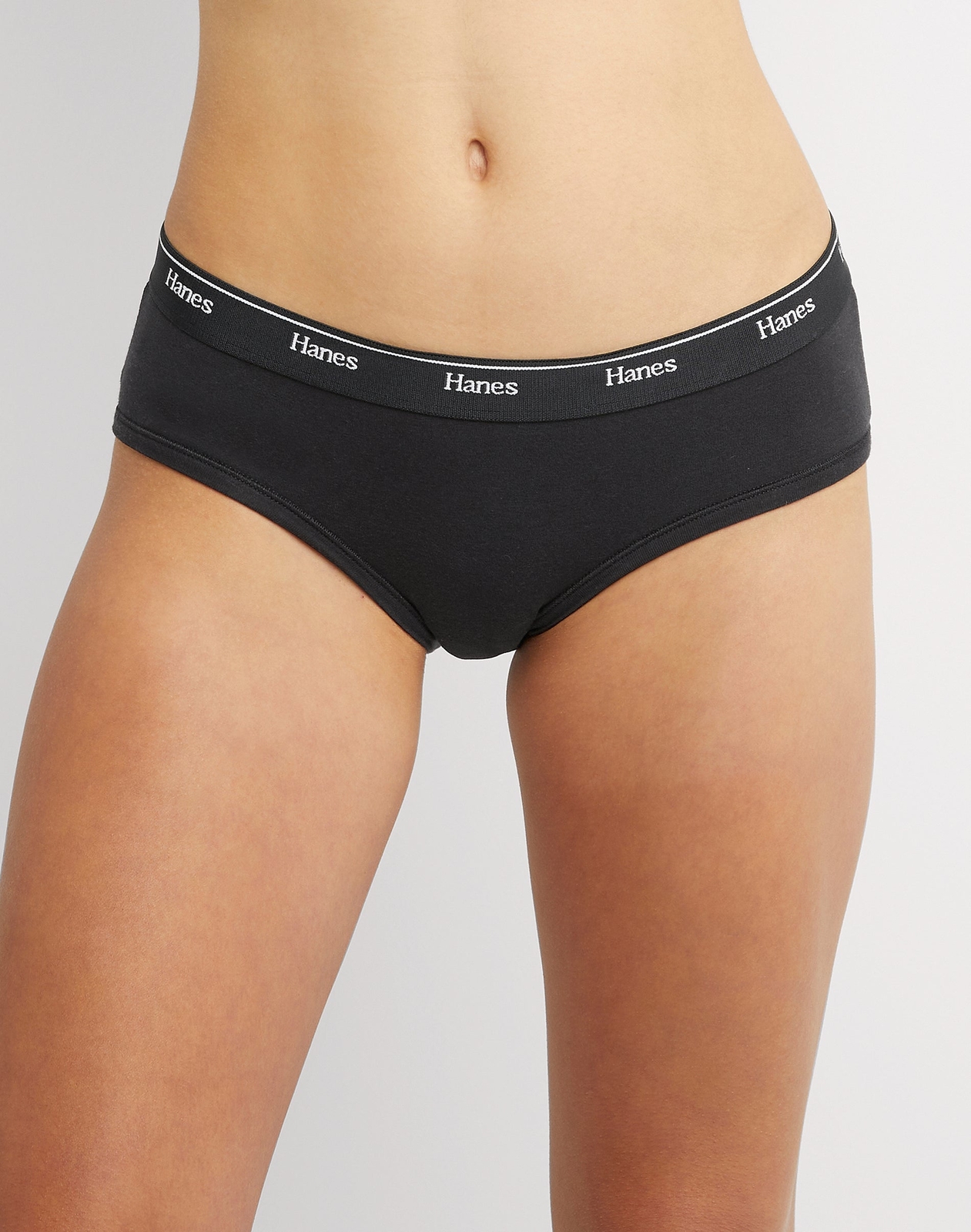 Hanes Originals Women's Hipster Underwear, Breathable Stretch Cotton, 6-Pack