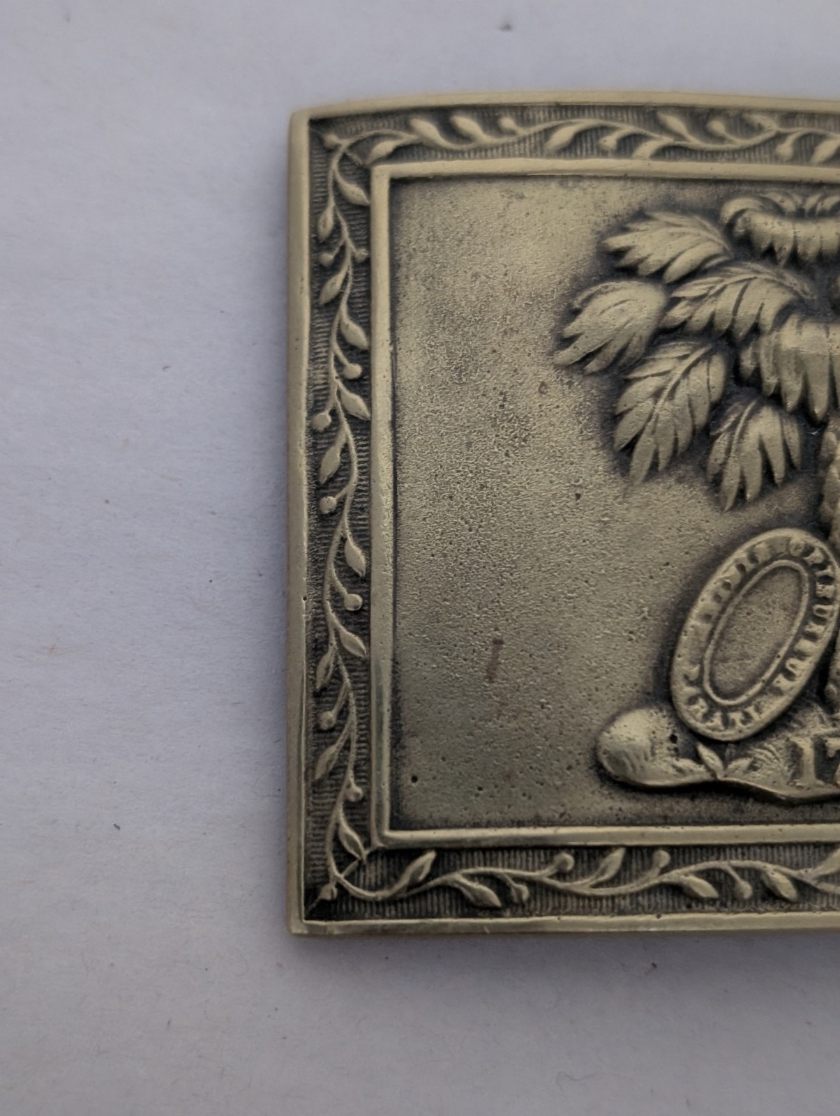 U.C.V. / C.S.A South Carolina Confederate Veterans Belt Buckle Brasa Replica