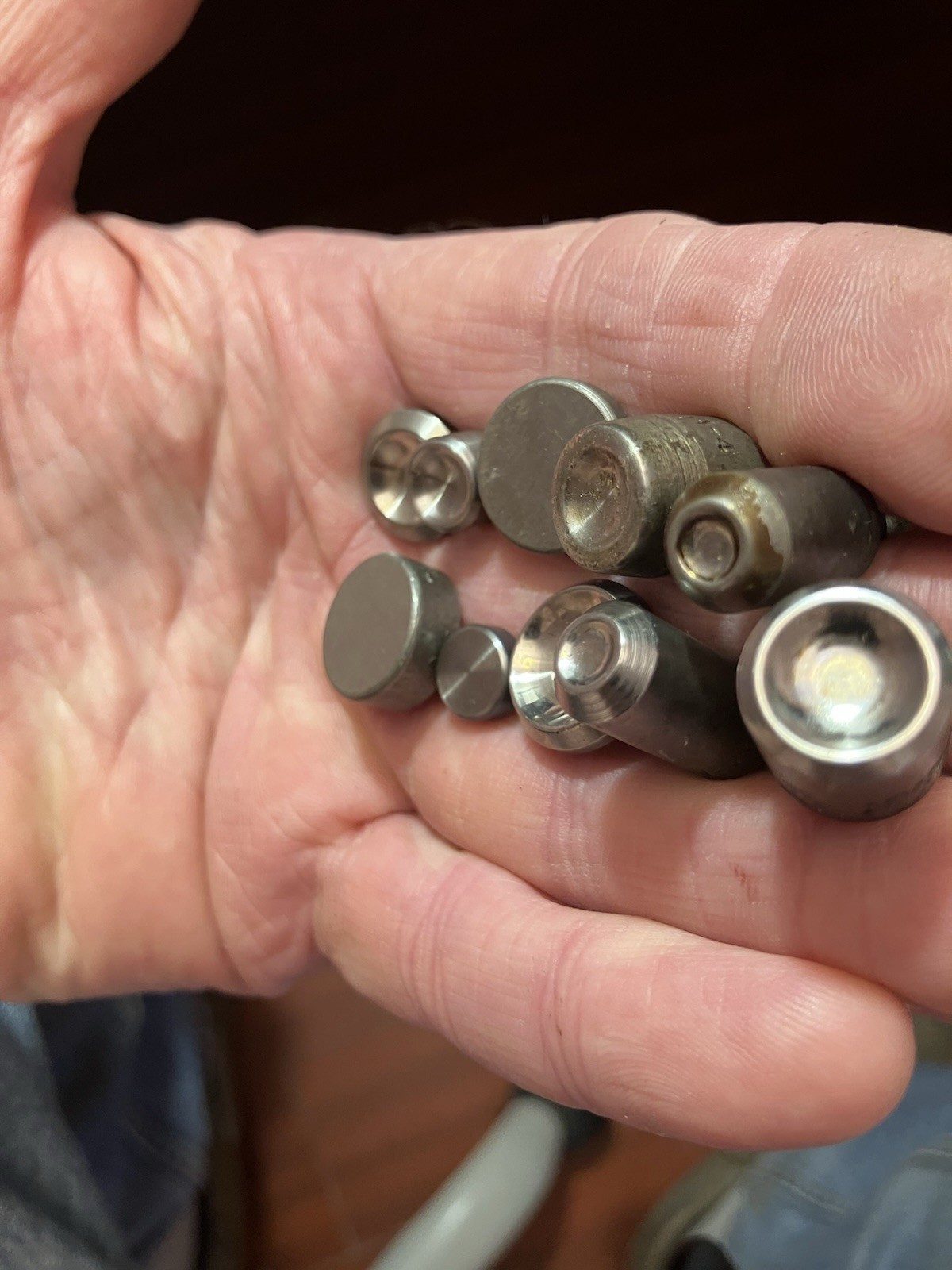 Lot 20 Hand Rivet Squeezer Die 3/16 Shank Aircraft Aviation Tools #2 Belly Tank