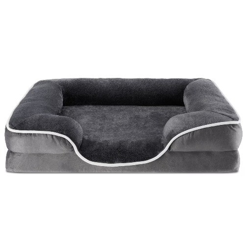 Orthopedic Dog Bed for Large Breeds – Memory Foam Pet Bed, Washable Cover
