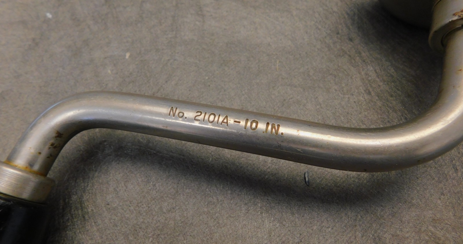 Stanley Bell System B No. 2101 A 10" Bit Brace Auger Bit / Vintage Drill Tool