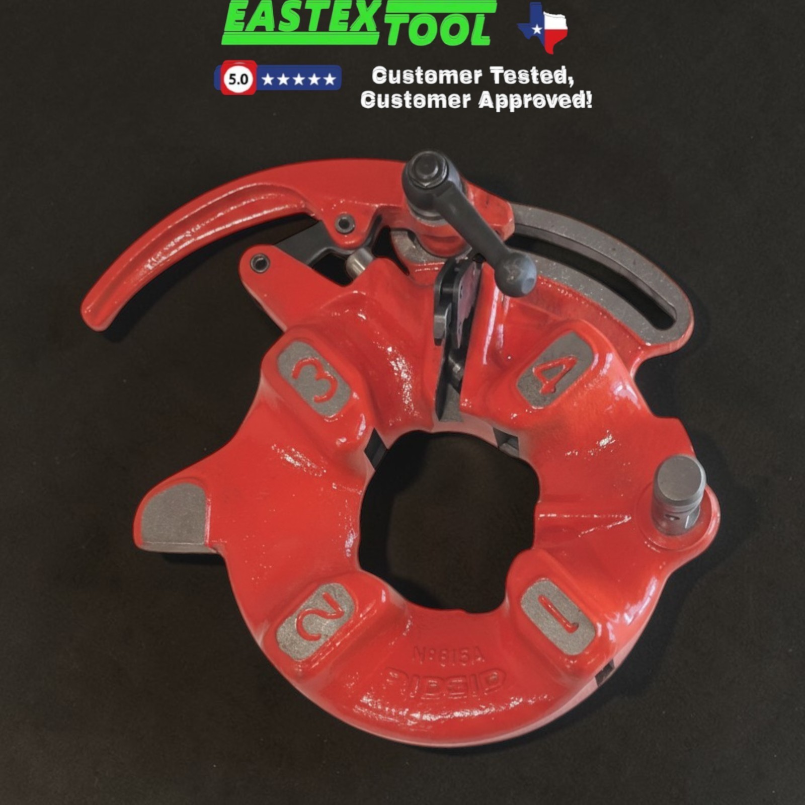 RIDGID 815A SELF-OPENING DIE HEAD 97075, REFURBISHED