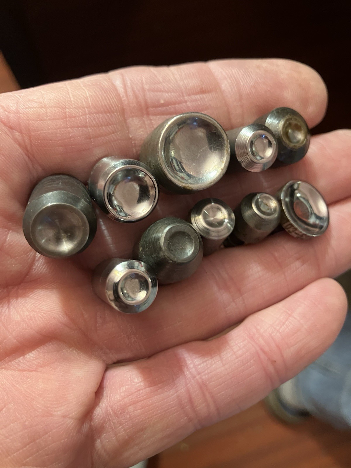 Lot 20 Hand Rivet Squeezer Die 3/16 Shank Aircraft Aviation Tools #2 Belly Tank