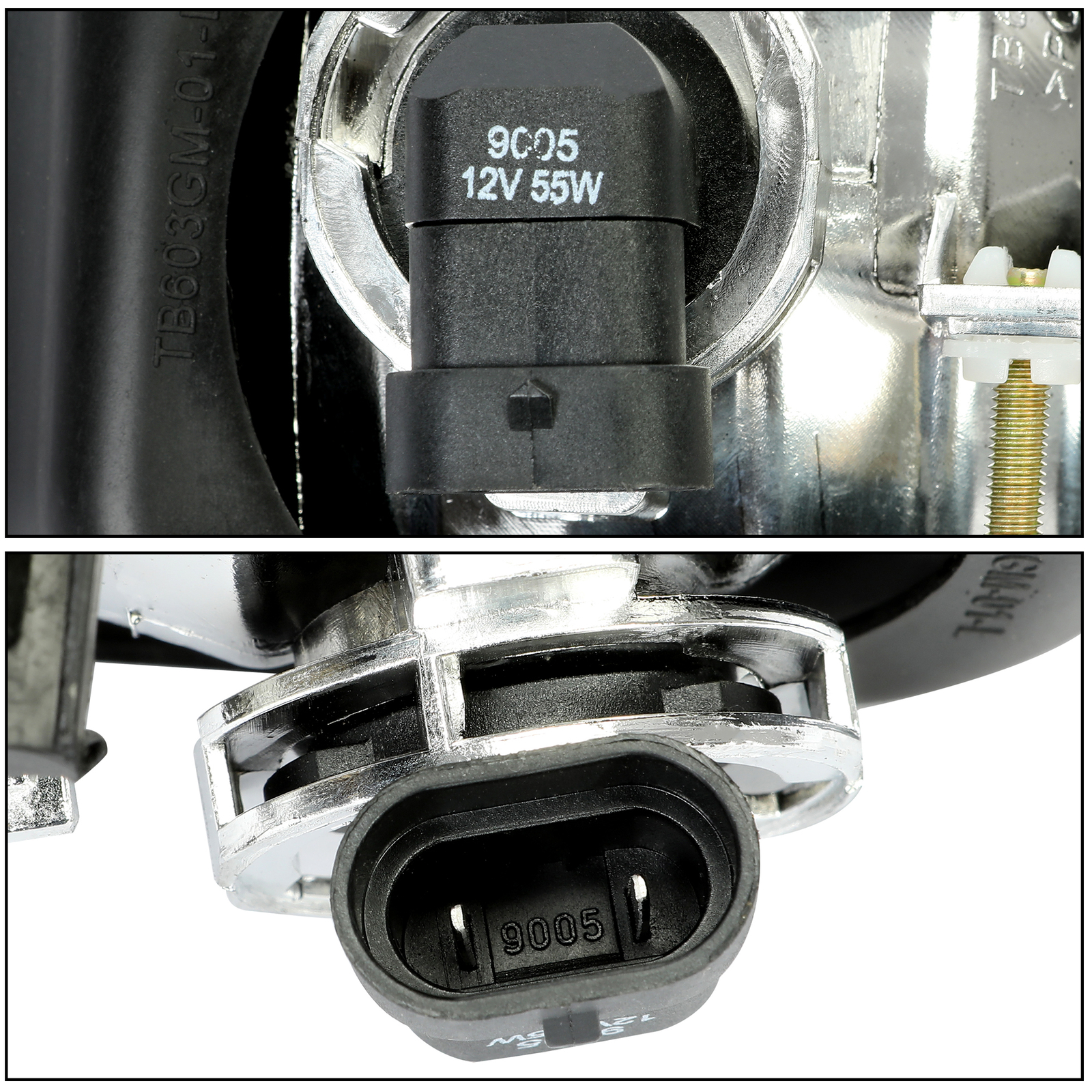 Bumper Fog Lights Lamps Left+Right Fit For 2003-2006 Chevy Silverado Avalanche