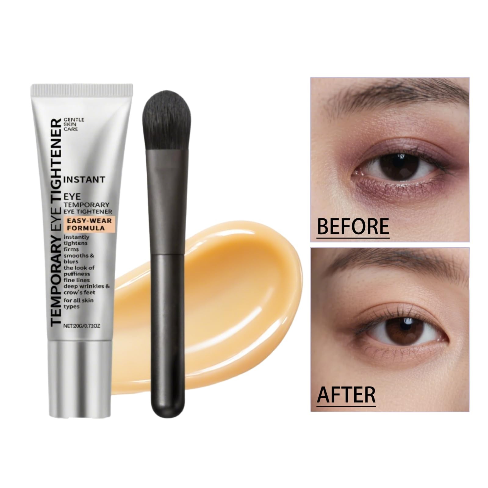 Perfection Eye Tightener - Instant Skin Tightener, 0.71 Fl Oz, No-Filter Primer