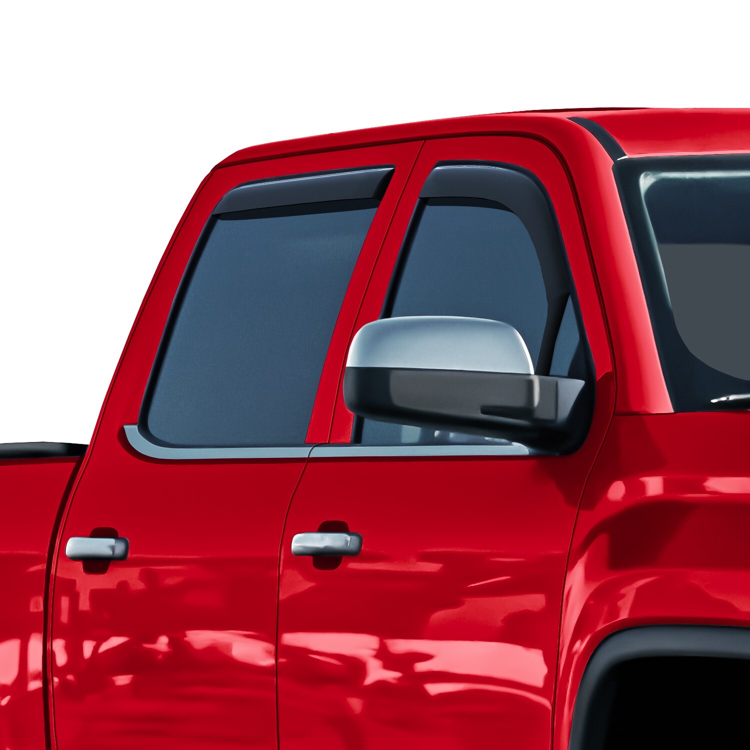 Rain Guards Vent Visors Shade for 2014-2018 GMC Sierra 1500 Crew Cab