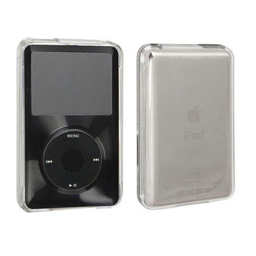 Apple iPod Classic Black / Clear Hard Case Cover 6th 80 120gb 7th 160gb