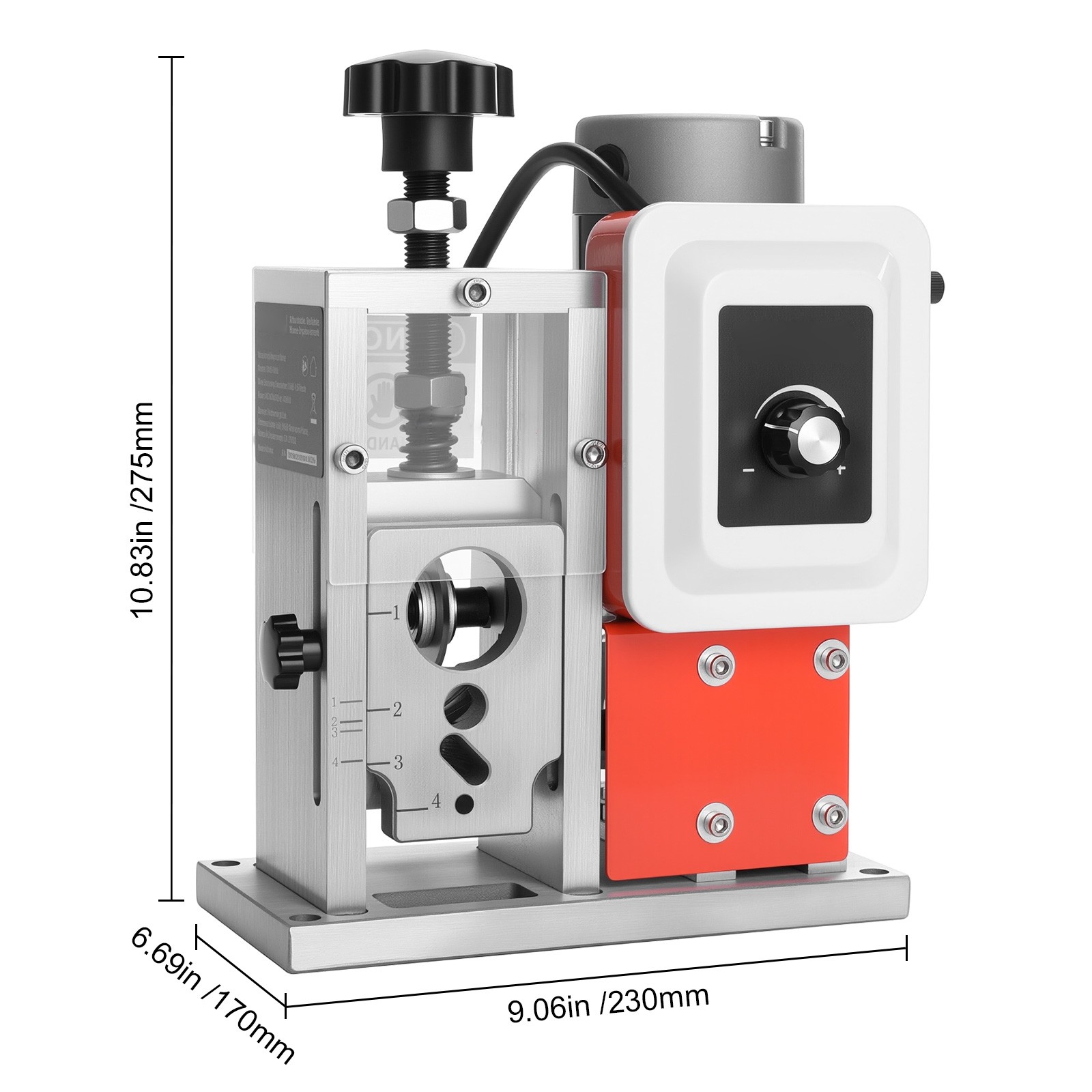 Electric Automatic Wire Stripper Stripping Machine 0.06-1.57 in 400W 15 m/min