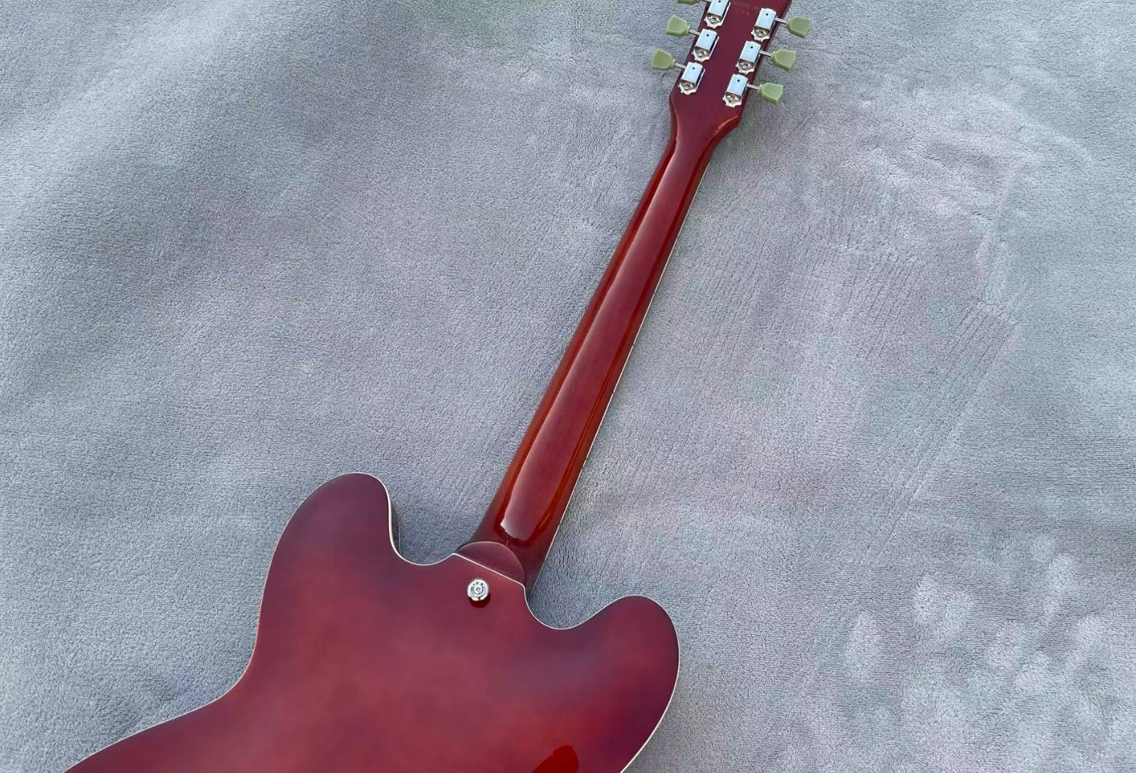 335 Electric Jazz Guitar Semi-Hollowbody Bone Nut Glossy Finish Flame Maple Top