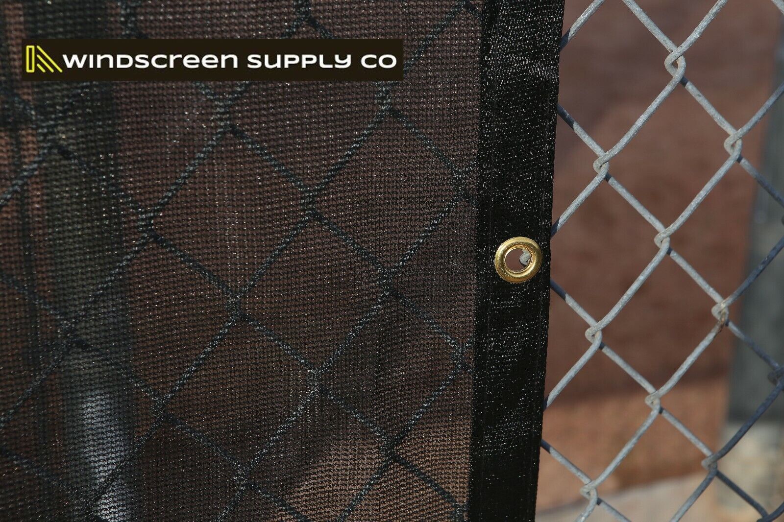 WindscreenSupplyCo Heavy Duty Mesh Tarp Sun Shade, Cover, 60-70% Blockage Black