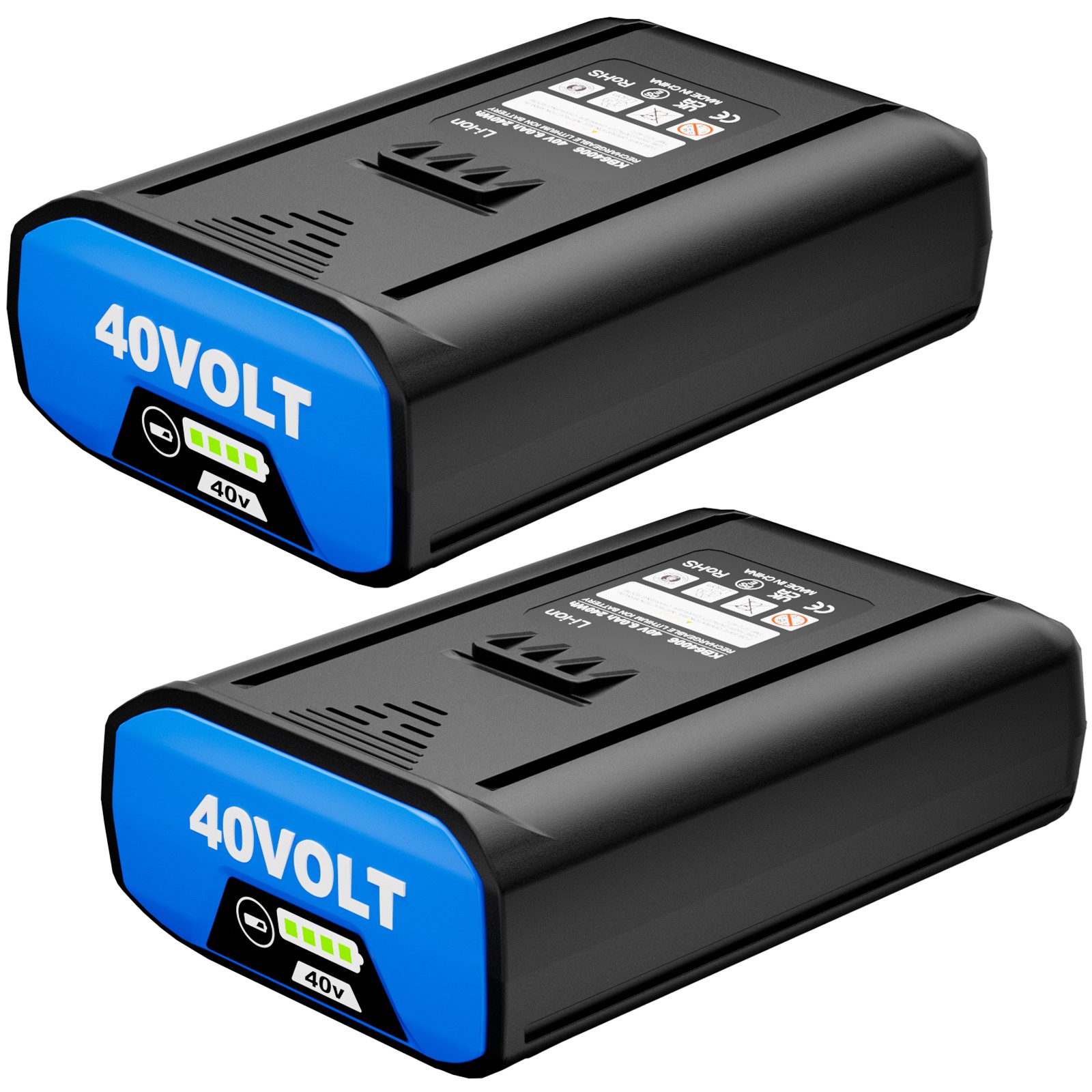 2 PACK For Kobalt 40v MAX 6.0 Ah Extended Run Li-Ion Battery KB440-03 KB540-06