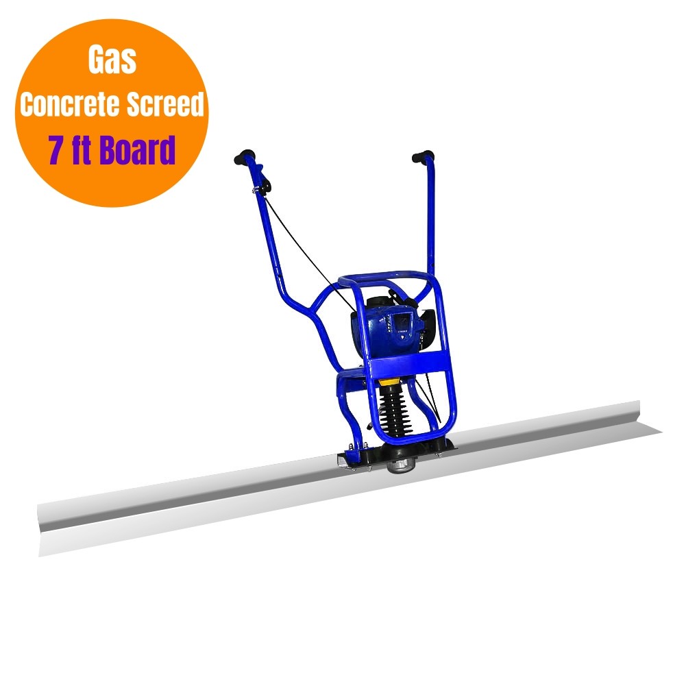 1.2HP Concrete Screed 4 Cycle Engine 7ft Board Tamper Blade 950W GX35 Surface