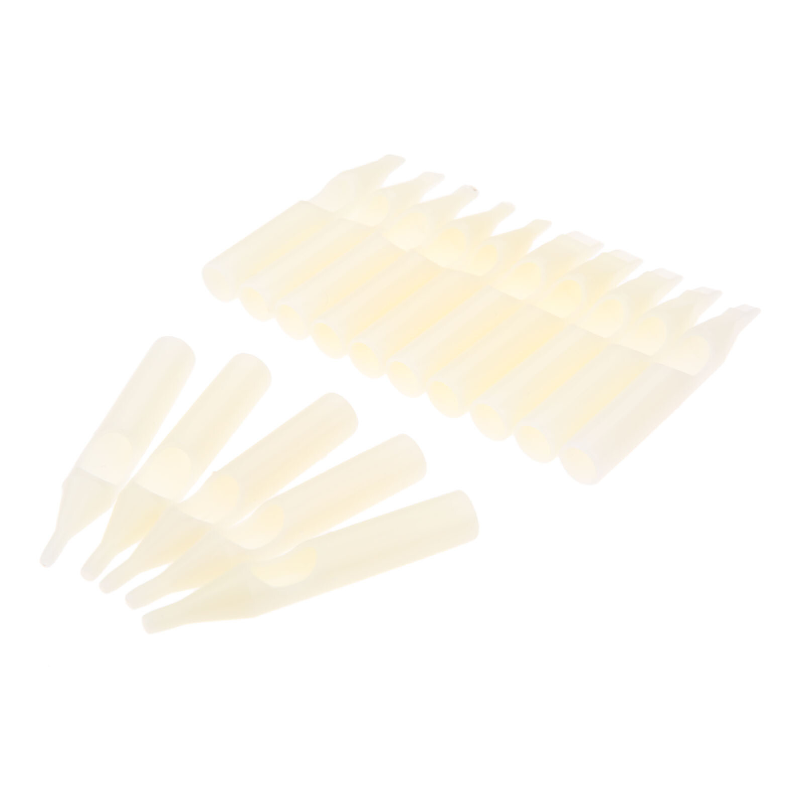 10x Tattoo Disposable Tips Single Use Tattoo Machine Gun Nozzle Tip Needle Tube