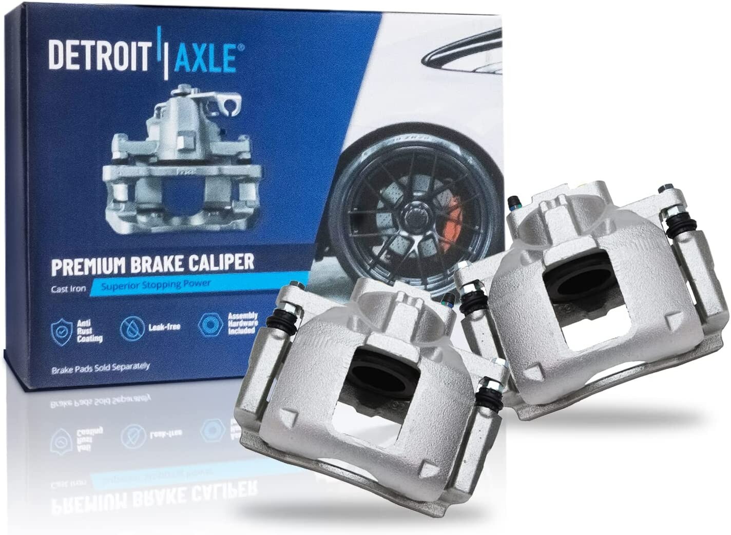 Front & Rear Disc Brake Calipers w/ Bracket for 2008 - 2017 Jeep Wrangler Nitro