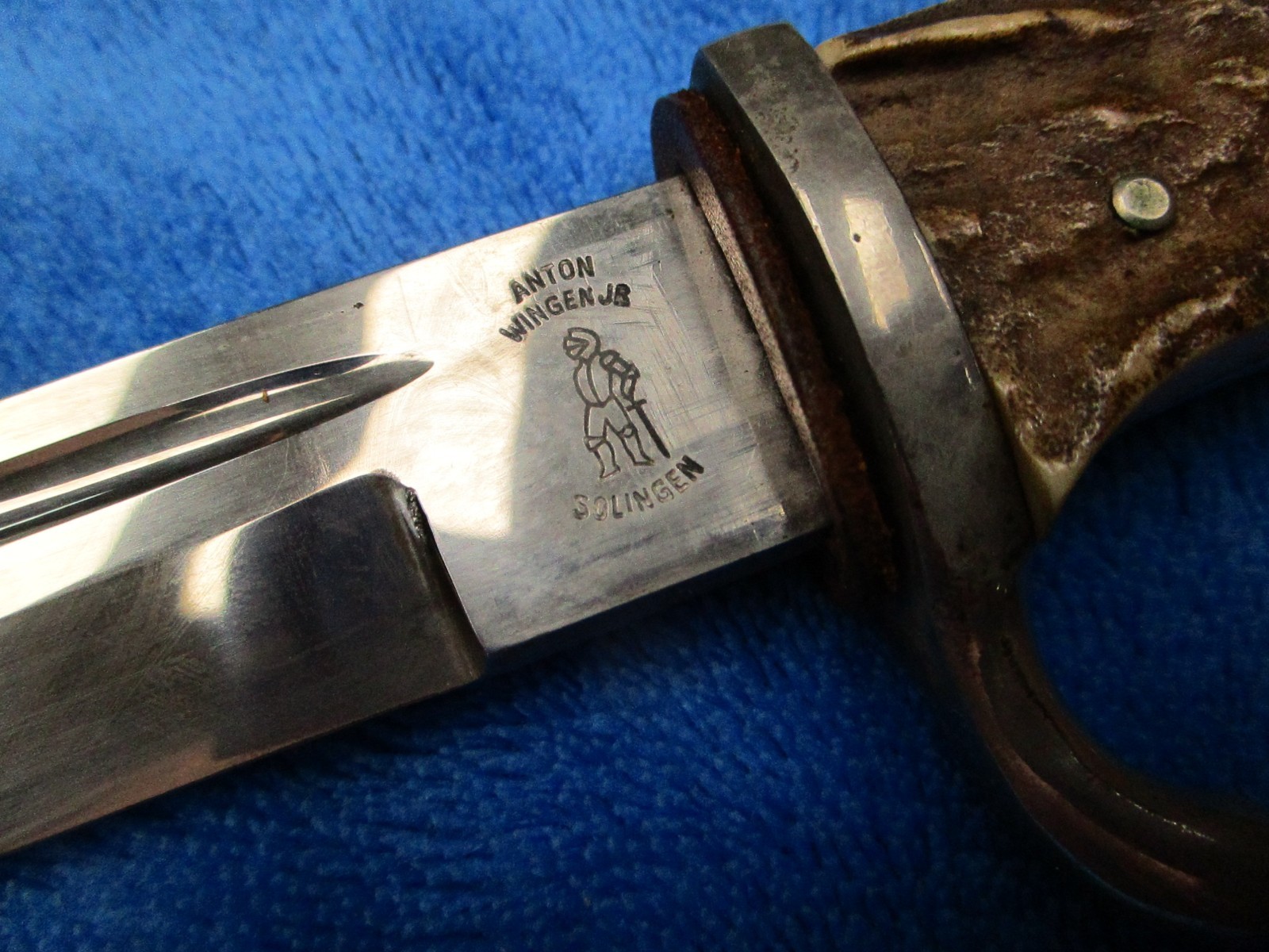 ORIGINAL WW2 GERMAN NCO DRESS BAYONET AND SCABBARD MAKER A.WINGEN SOLINGEN