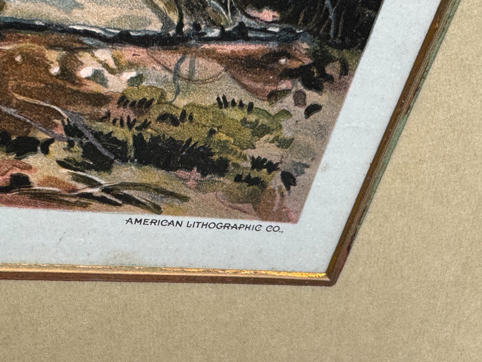 BATTLE OF SHILOH PITTSBURG ORIGINAL CIVIL WAR LITHOGRAPH L. PRANG 1888 BOSTON