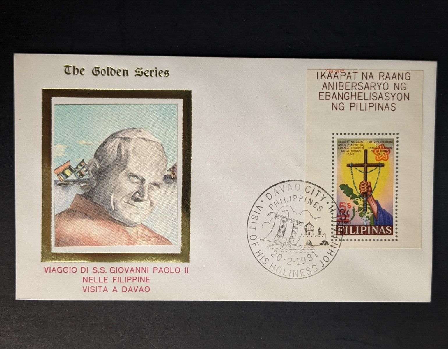 Pope John Paul II, The Golden Series Guam, Japan, Pakistan, AK, 16 Covers Plus