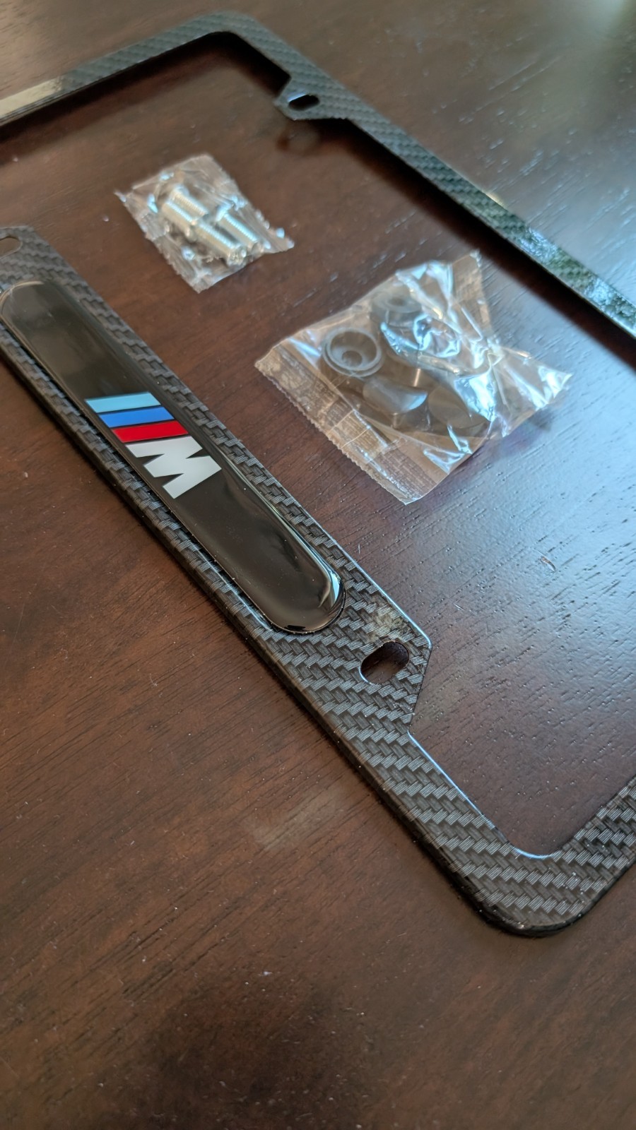 Carbon Fiber Stainless Steel License Plate Frame For BMW M2 M3 M4 M5 M6 M8 M7 X5