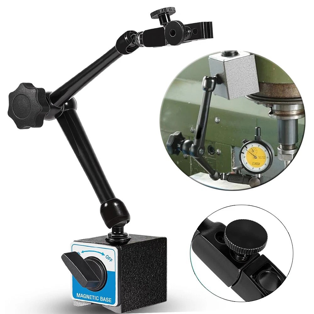 DG61003 H-295 Noga Dial Test Indicator Holder with 176 Lbs Magnetic Base