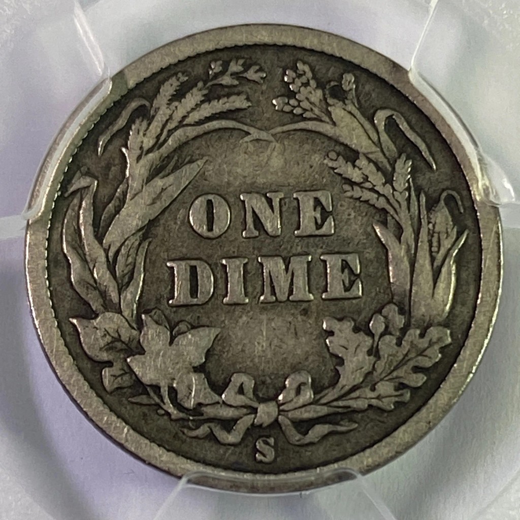 1896-S Barber Dime San Francisco, Highly Collectible, Scarce This Nice Key Date