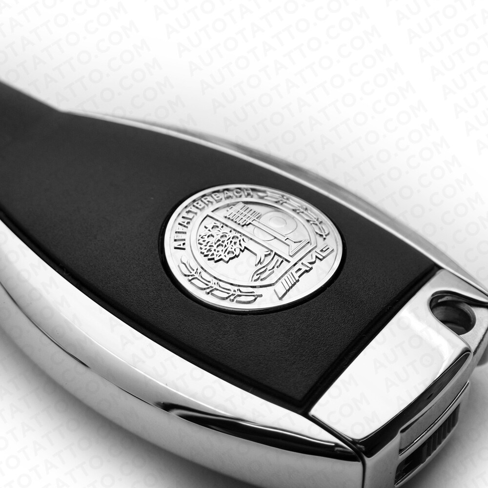 Genuine OEM Remote Key Cover Badge For Mercedes Car Key AMG Apple Tree Sport