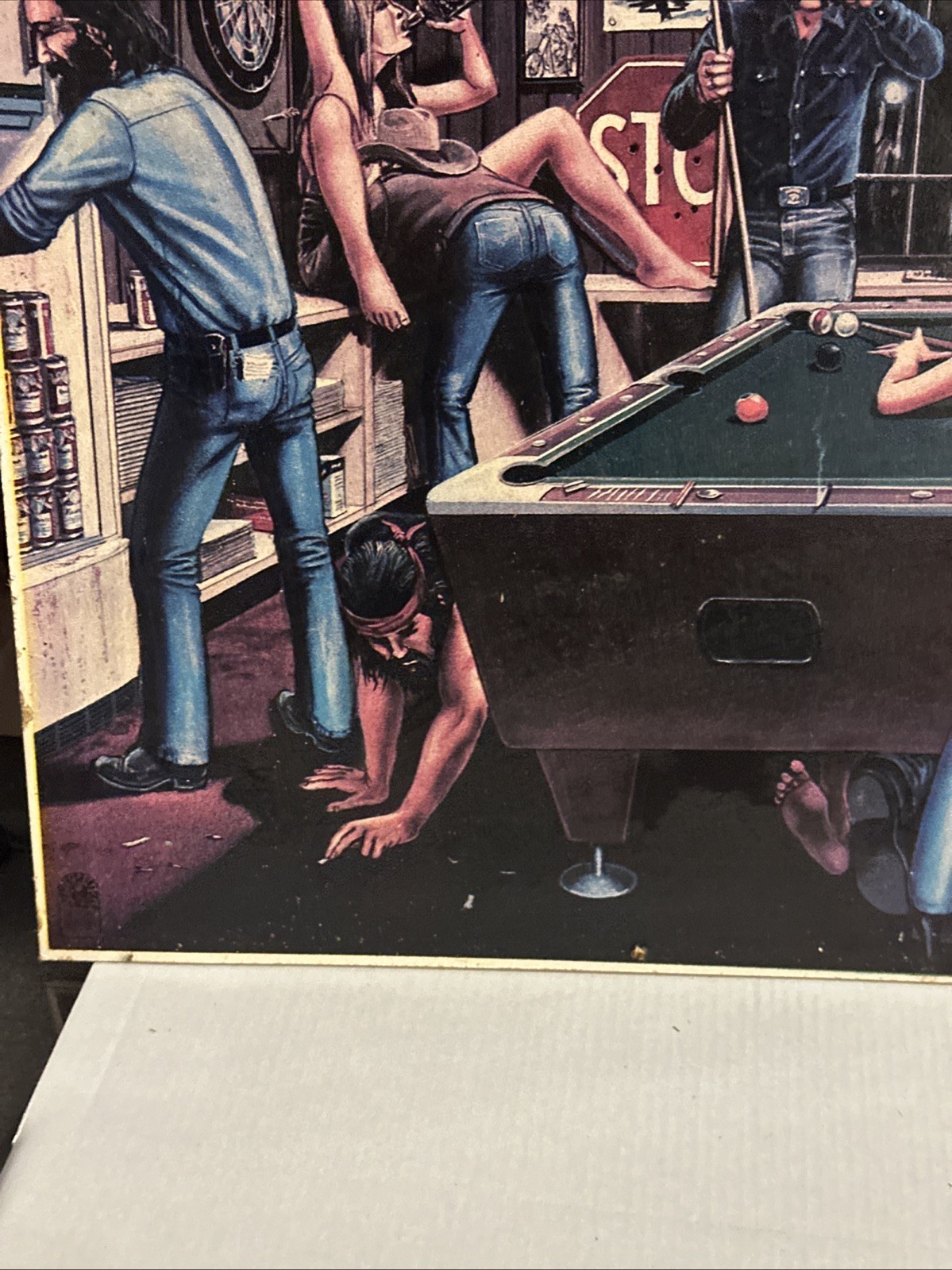 Awesome Vintage Easy Riders 10th Anniversary Wall Hanger 20” Long 16”tall