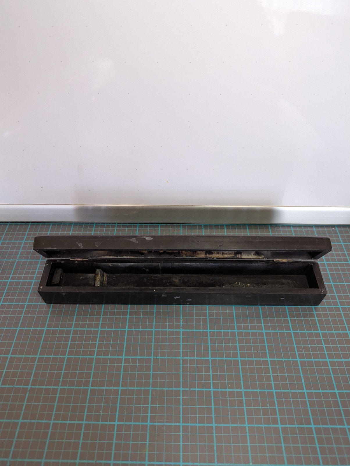 Black Hand Carved Stone Insence Burner Box Coffin Burner Insence Holder 10"