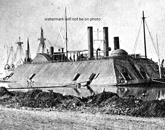 USS Essex 1000-ton Ironclad River Gunboat 8"x 10" Civil War Photo Picture #17
