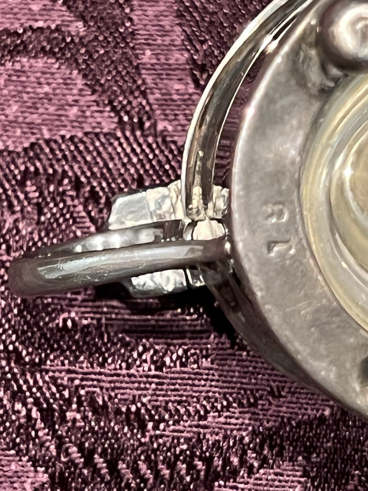 Antique Sheffield England Sterling Silver Mustard Pot With Glass Liner