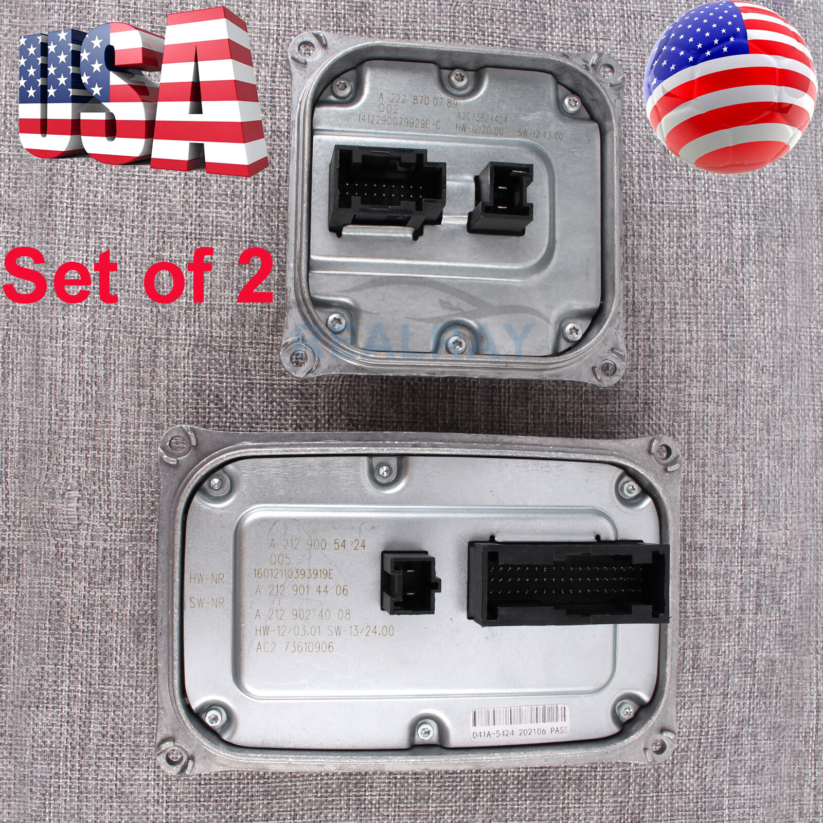 A2129005424 For Mercedes W212 E-class Headlight Ballast LED Control DRL Module