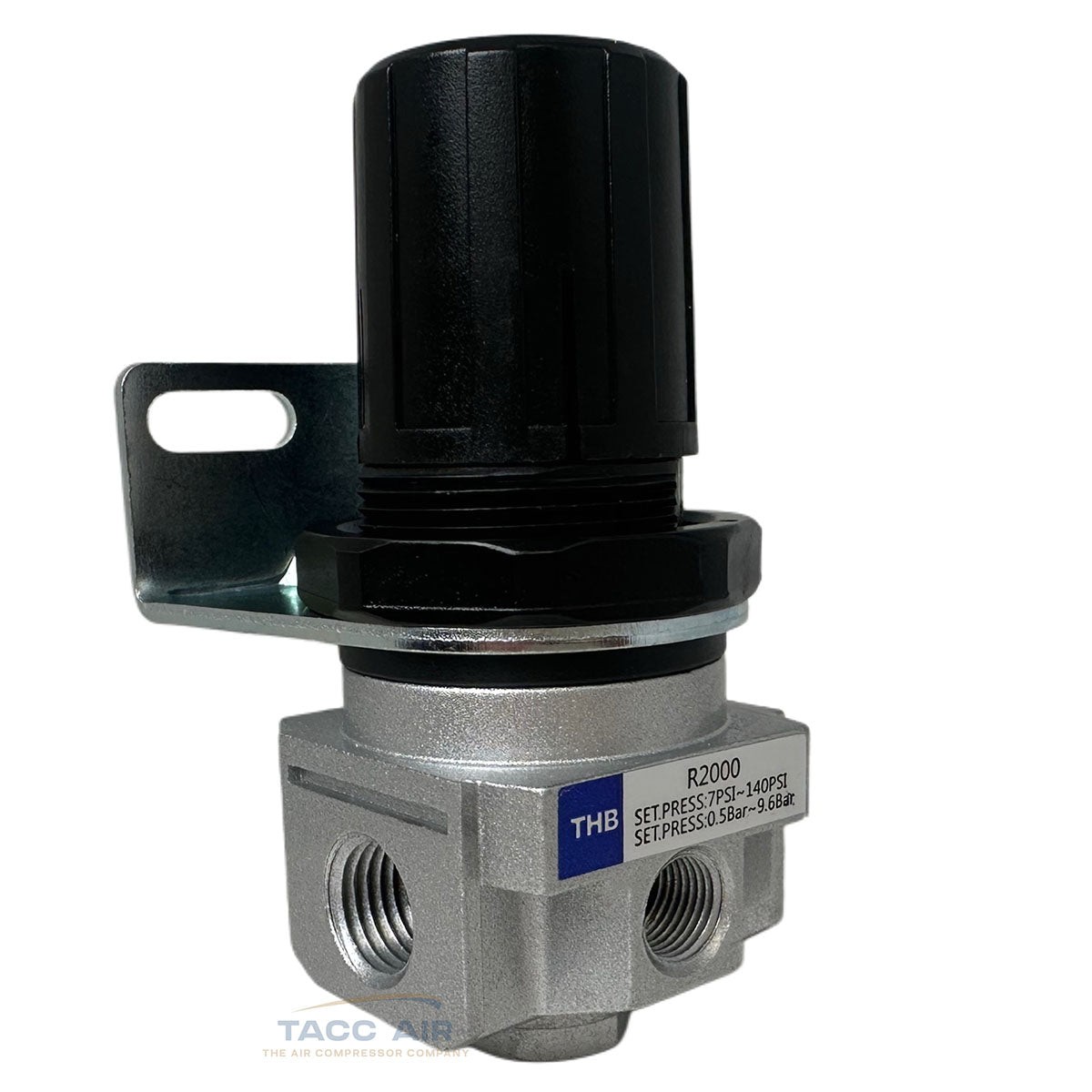 1/4" In Line Compressed Air Compressor Pressure Regulator Industrial Grade