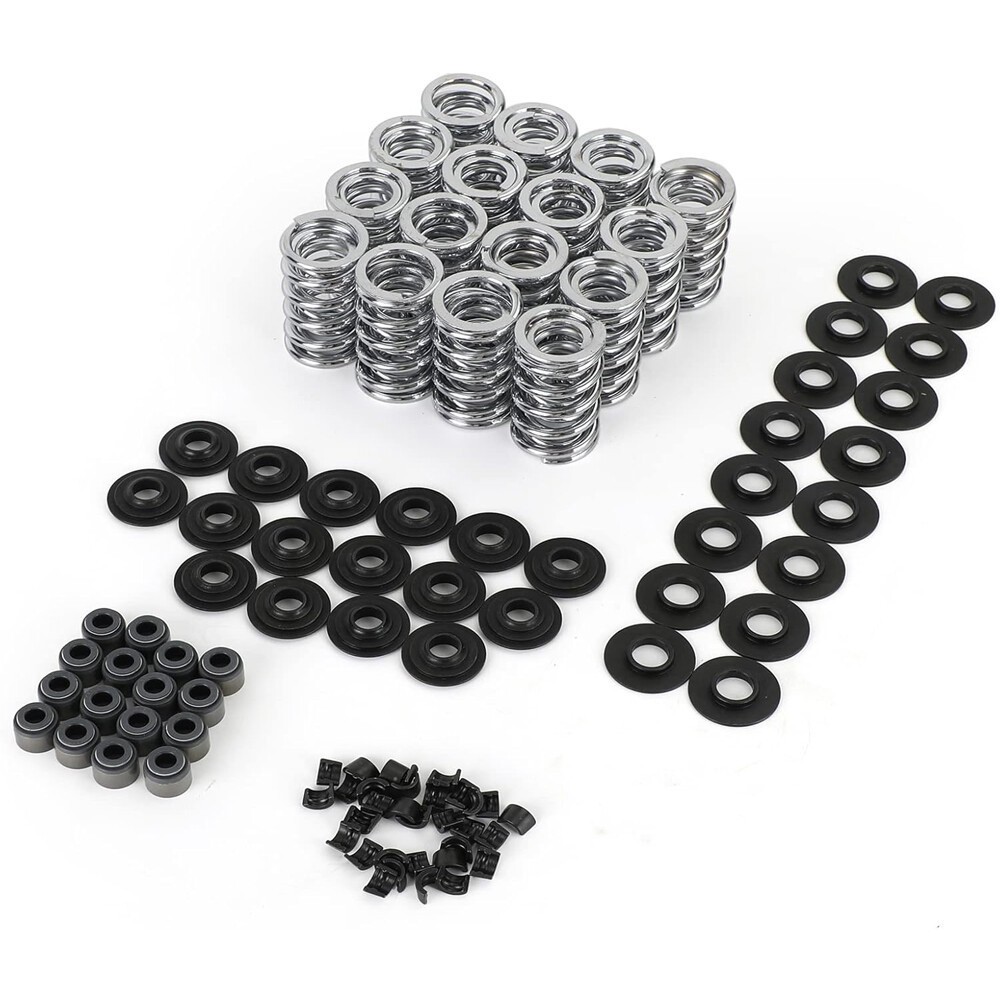 660" Dual Valve Spring Kit Titanium Fit For LS 4.8 5.3 5.7 6.0 6.2 LS1 SK001S