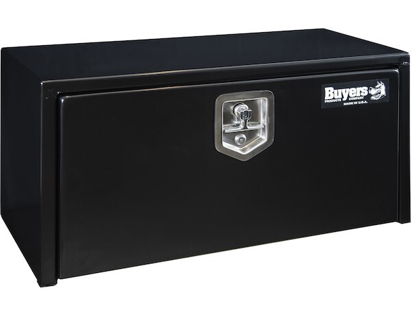 Buyers Products Black Steel 15" X 13" X 24" Underbody ToolBox - #1703322
