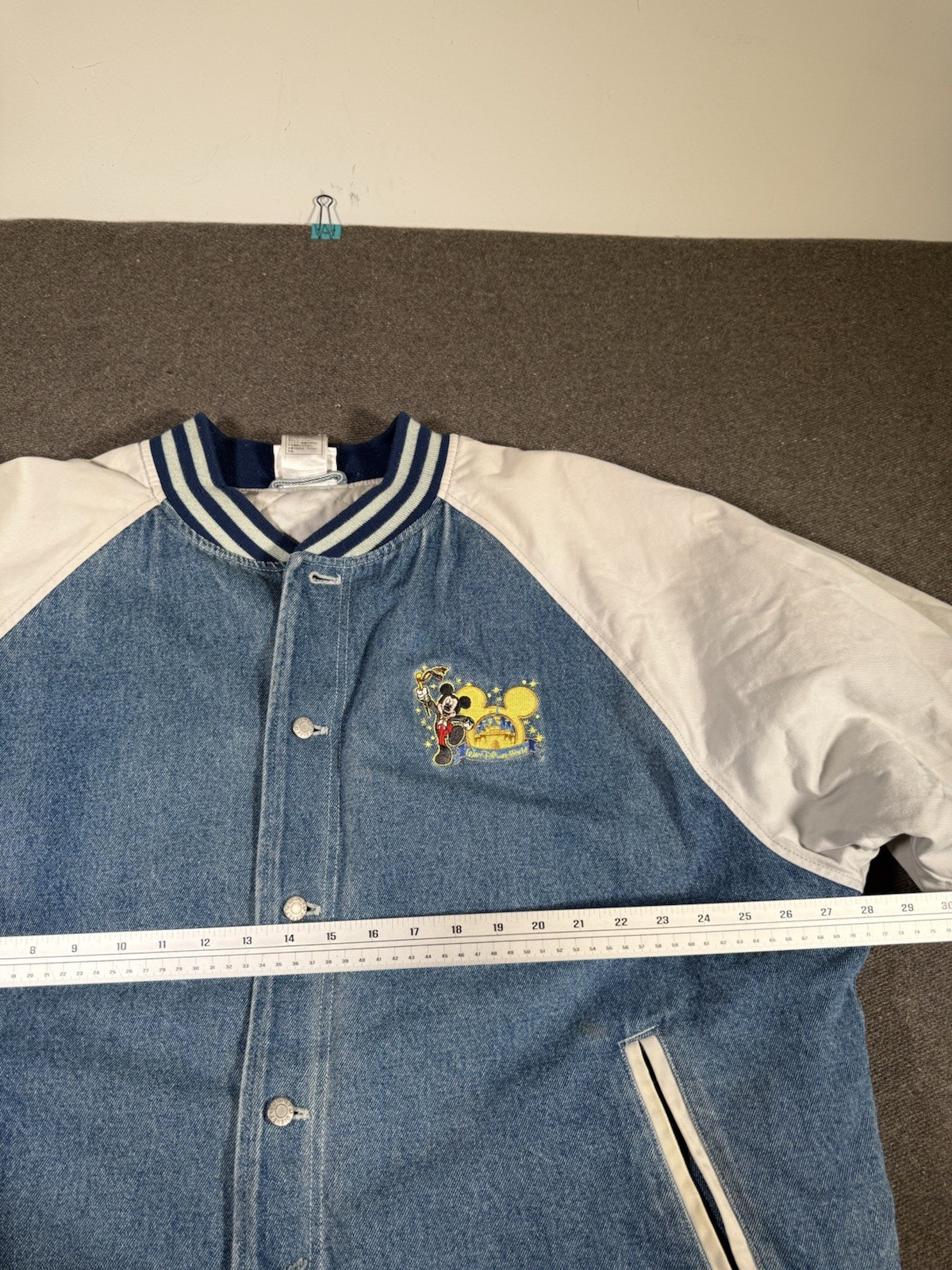 Vintage Walt Disney The Happiest Celebration On Earth Jacket Men’s Size XL Denim