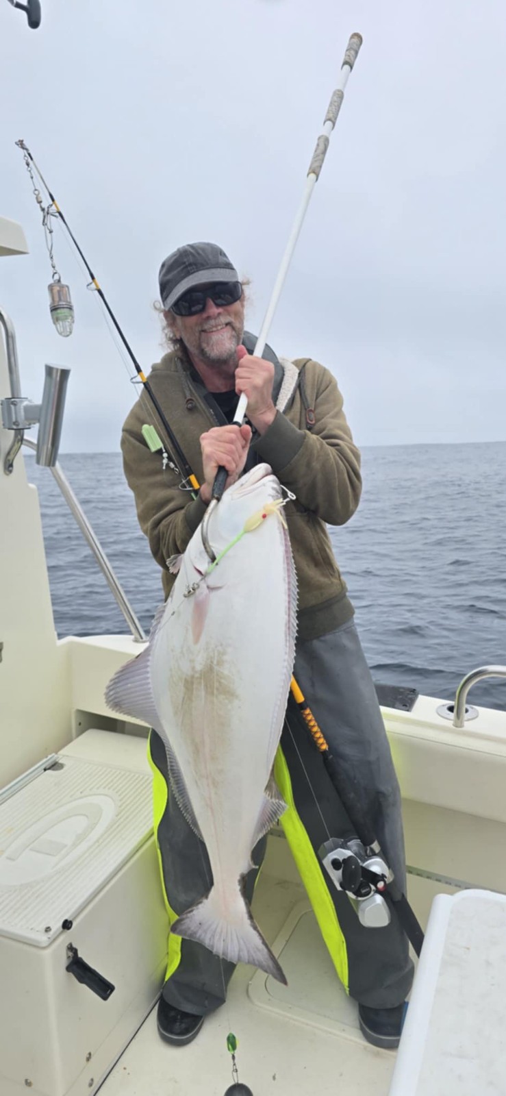 "The Clown Show" Deep Drop Halibut Rig LED Glow Rattles 16/0 Mustad Circle Hooks