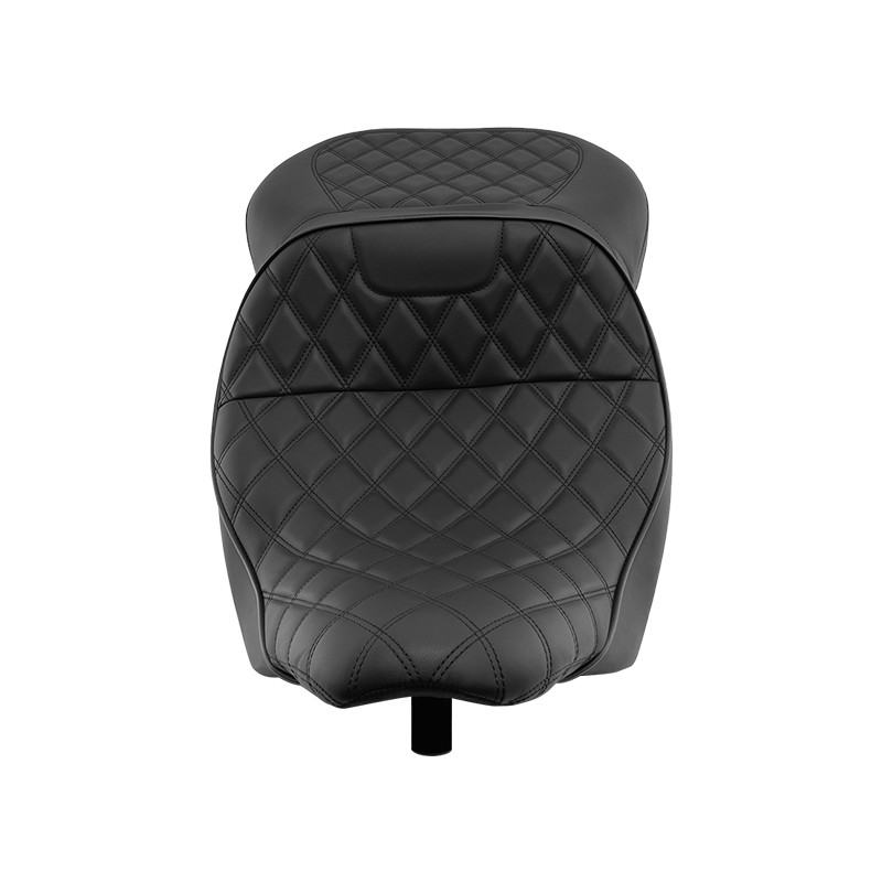 Driver Passenger Seat Low-Pro For Harley Touring Electra Glide Classic 1997-2007