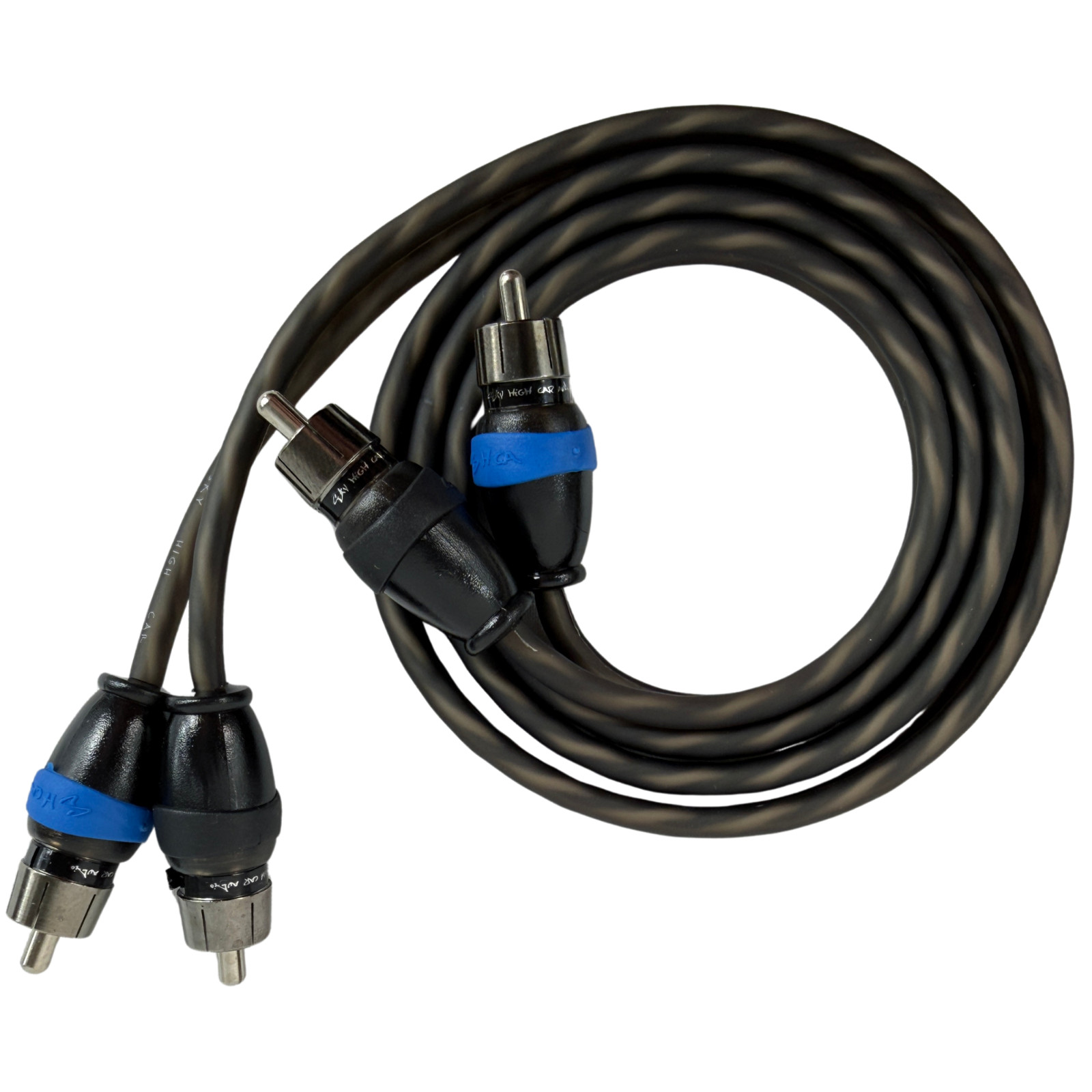 Sky High Car Audio Twisted OFC RCA Cable 2 Channel Car Audio Interconnect