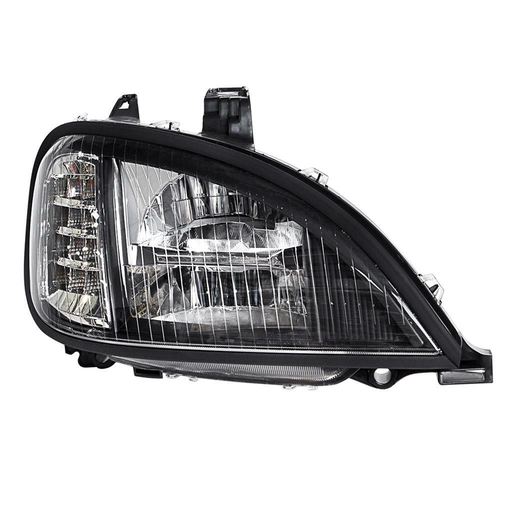 Full LED Headlight for 2001-2020 Freightliner Columbia -Blackout -Passenger Side